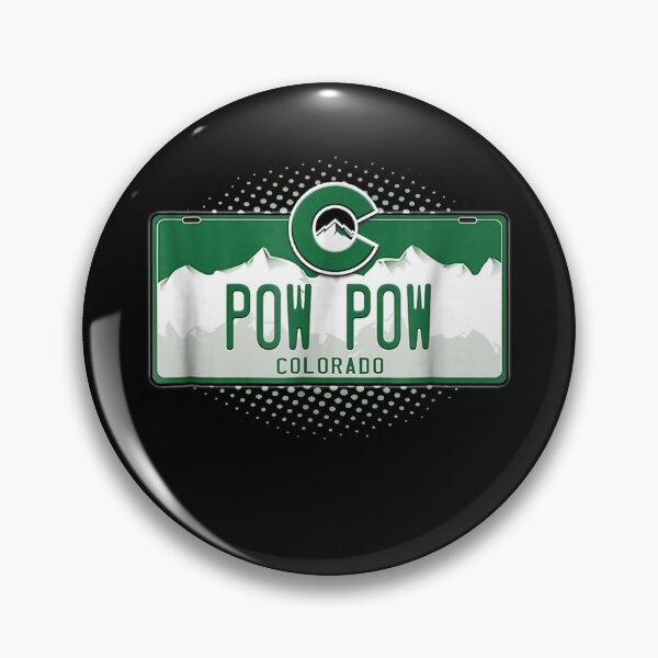 Artikelvorschau, Colorado Nummernschild Pow Pow Snow Ski Snowboard entworfen und verkauft von Elias4Rosal.