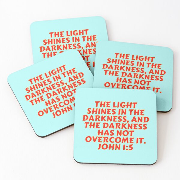 Item preview, Bible Verse John 1:5 designed and sold by Prayingwarrior.