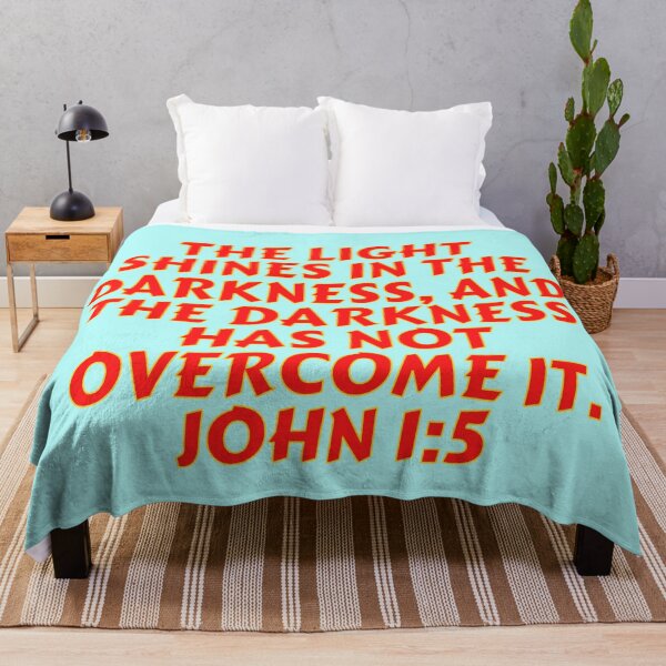 Item preview, Bible Verse John 1:5 designed and sold by Prayingwarrior.