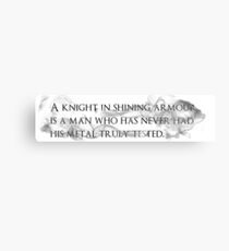Knight Canvas Print