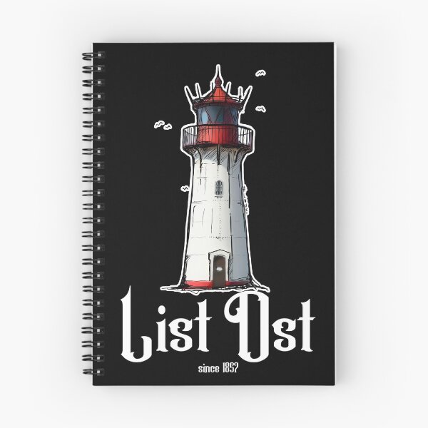 Artikelvorschau, List Ost Leuchtturm Ellenbogen Sylt Urban Sketch Motiv entworfen und verkauft von emm-j.