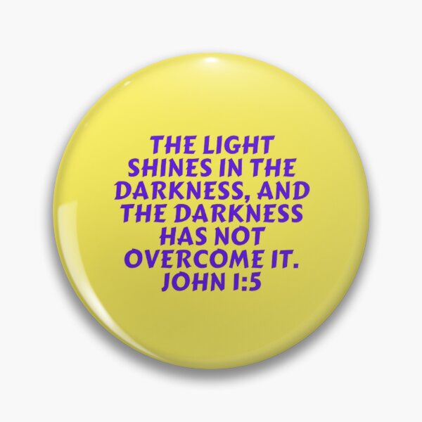 Item preview, Bible Verse John 1:5 designed and sold by Prayingwarrior.