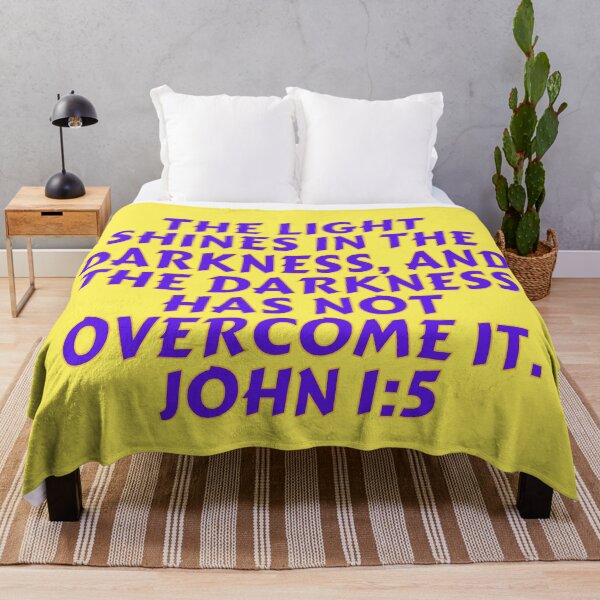 Item preview, Bible Verse John 1:5 designed and sold by Prayingwarrior.