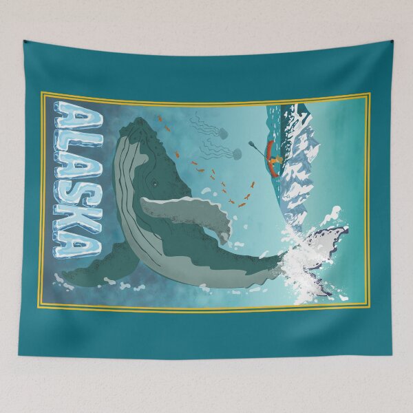 Item preview, The Vintage Alaskan Travel designed and sold by kittyartstudio.