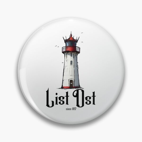 Artikelvorschau, List Ost Leuchtturm Ellenbogen Sylt Urban Sketch Motiv entworfen und verkauft von emm-j.