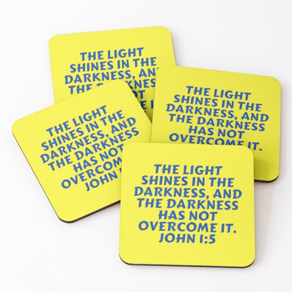 Item preview, Bible Verse John 1:5 designed and sold by Prayingwarrior.