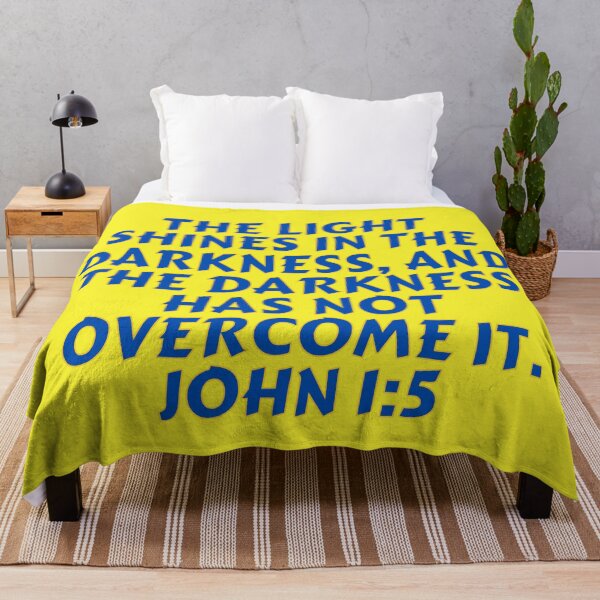 Item preview, Bible Verse John 1:5 designed and sold by Prayingwarrior.