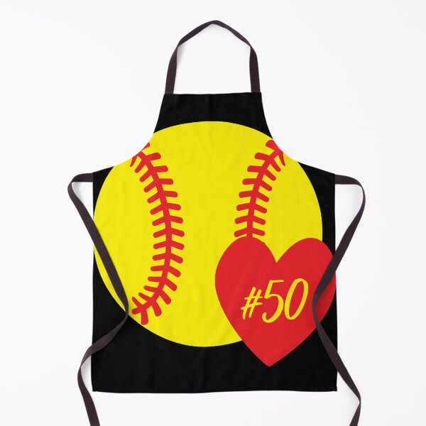 Item preview, Softball #50 Heart Player Back No Number 50 designed and sold by Shop signer.