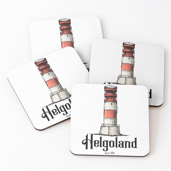 Artikelvorschau, Helgoland Leuchtturm Oberland Urban Sketch Motiv Nordsee entworfen und verkauft von emm-j.