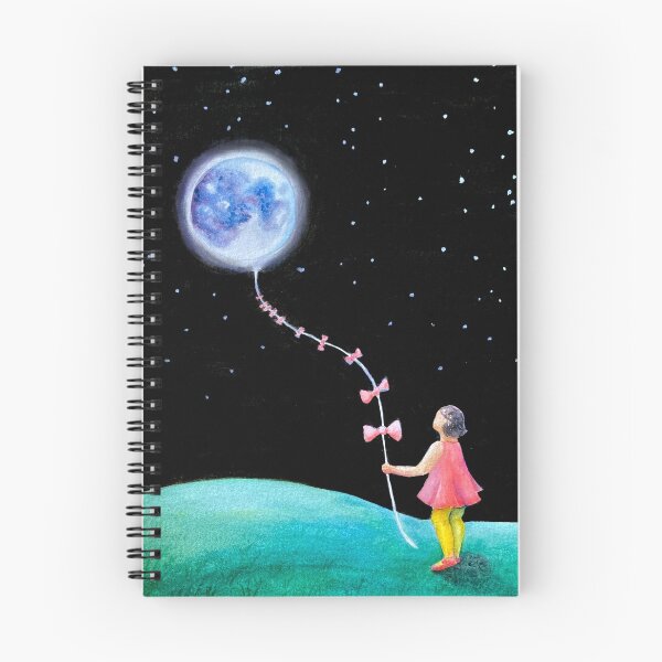 Item preview, Surrealist Girl's Nursery Painting designed and sold by Hannah Rothstein.