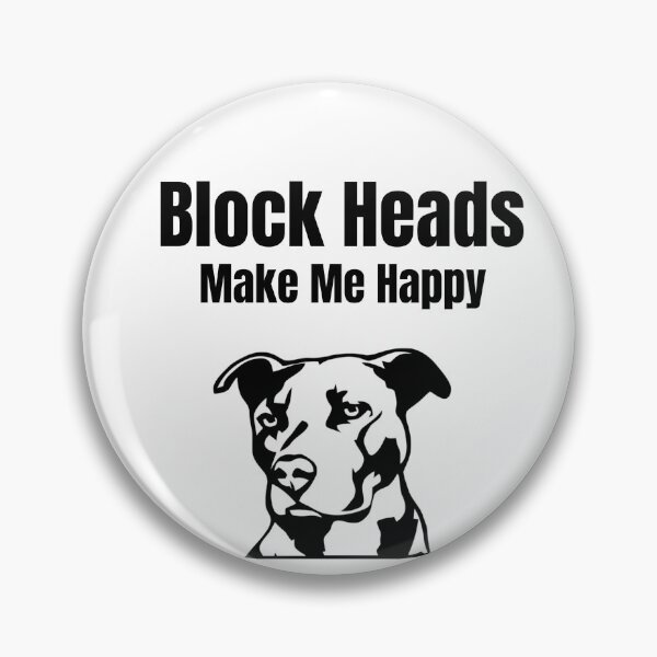 Item preview, Block Heads Make Me Happy designed and sold by BuggingOut.