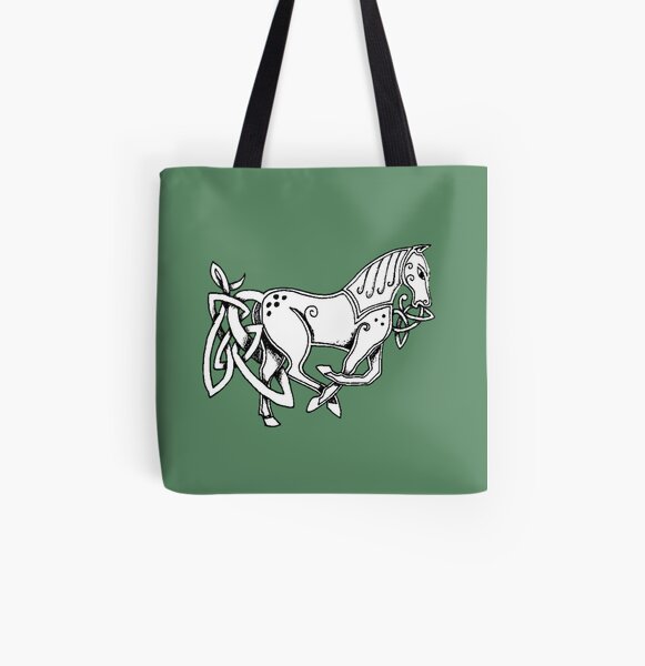 Celtic Horse All Over Print Tote Bag