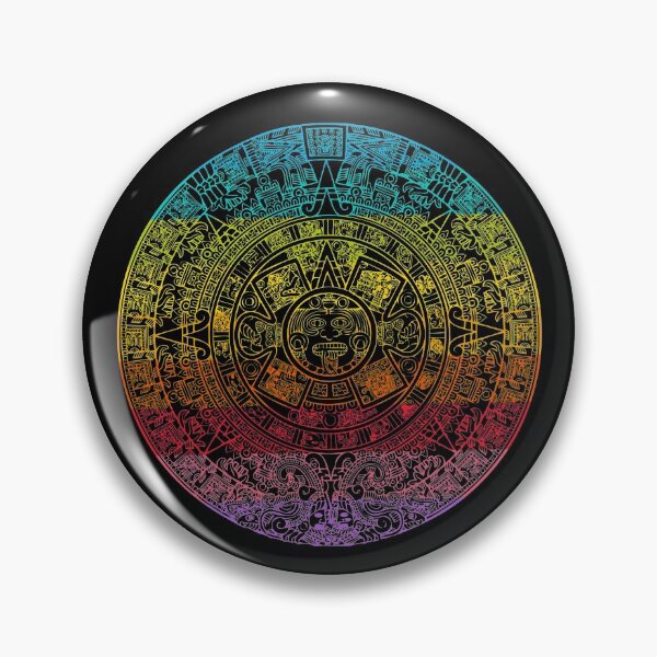 Item preview, aztec calendar designed and sold by Rustic Valley Studio.