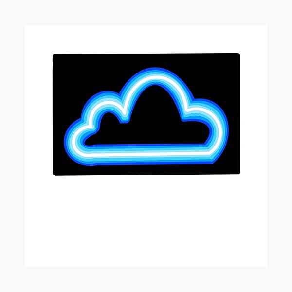 Aperçu de l'œuvre Nuage bleu créée et vendue par KristenST.