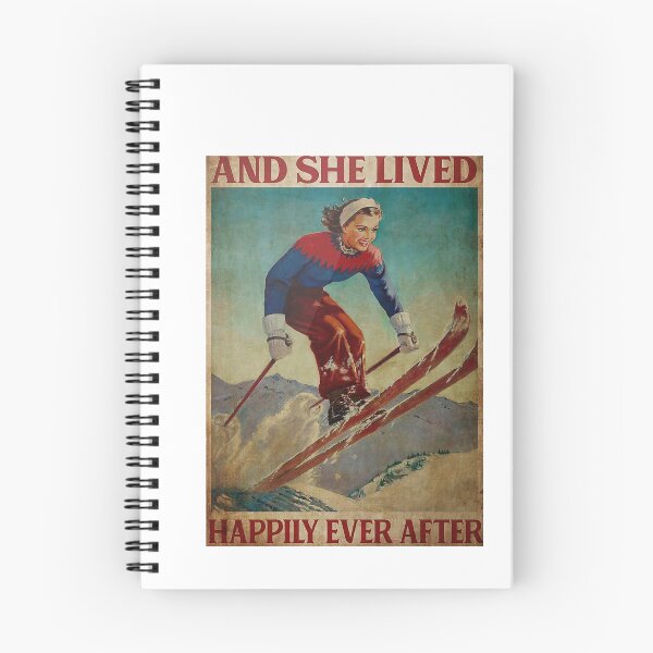 Item preview, Skiing And She Lived Happily Ever After Poster designed and sold by NeaSSvensson.