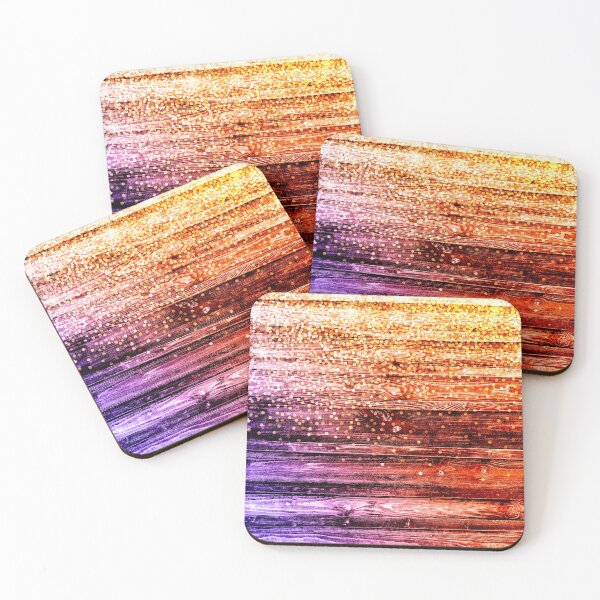 Item preview, Rainbow Painted Wood Textured Art designed and sold by WOW TeesAndThings.