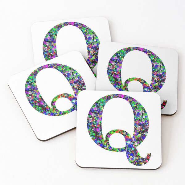 Item preview, Letter Q Paint Splatter designed and sold by Handstand365.