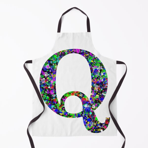 Item preview, Letter Q Paint Splatter designed and sold by Handstand365.