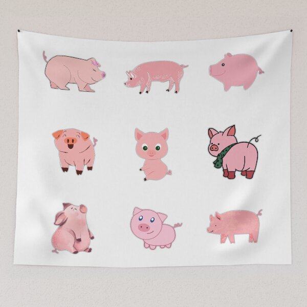 Item preview, Pig Pigs Sty Piggies designed and sold by janraydesigns.