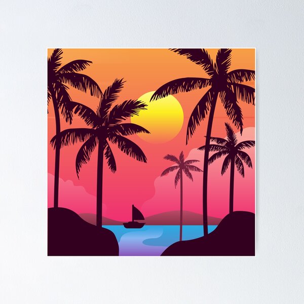Artikelvorschau, Beach Sunset entworfen und verkauft von EVERTEESLOVER.