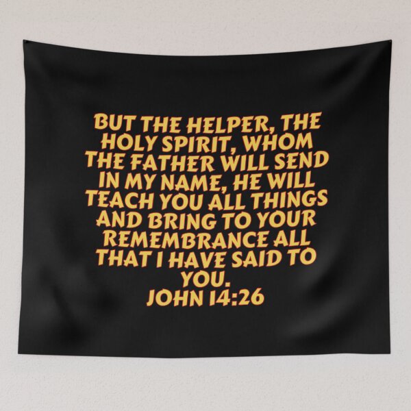 Item preview, Bible Verse John 14:26 designed and sold by Prayingwarrior.