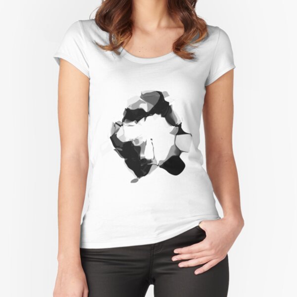 MNIST "ZERO" Fitted Scoop T-Shirt