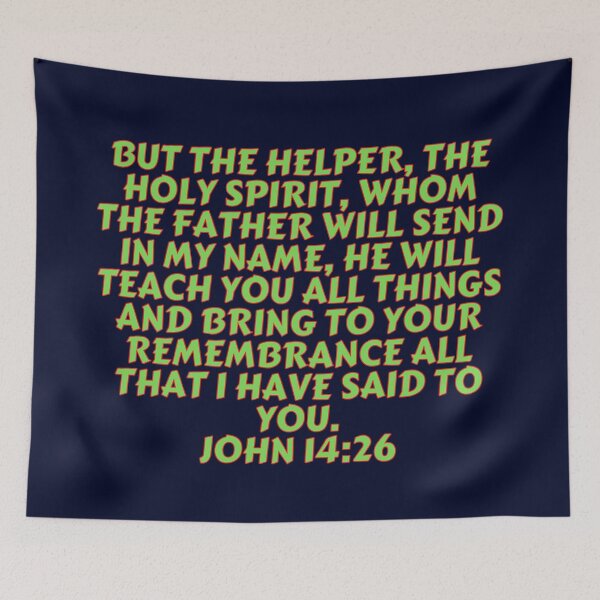 Item preview, Bible Verse John 14:26 designed and sold by Prayingwarrior.