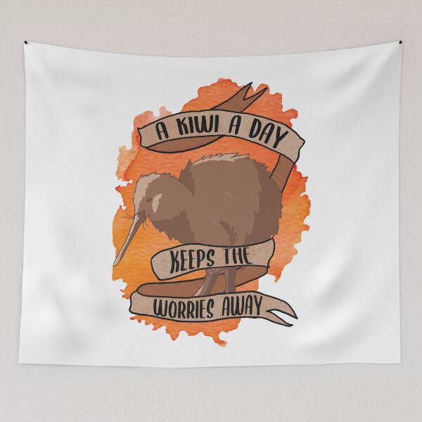 Item preview, No Worries Kiwi designed and sold by kbkiwiart.