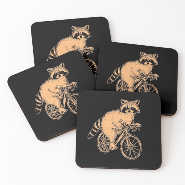 Item preview, Cycling Cute Racoon designed and sold by Martin Miranda.