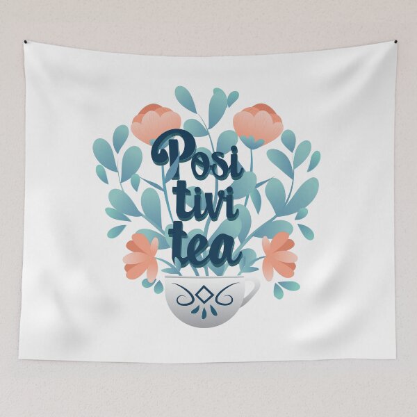 Item preview, Positivitea floral handmade design designed and sold by Maportia.