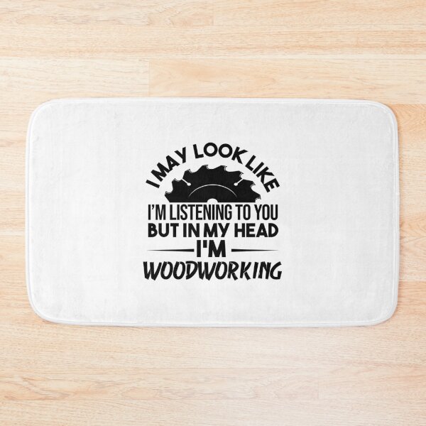 Item preview, In My Head I'm Woodworking designed and sold by KeekStudio.