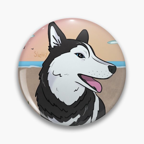 Item preview, Beach Dog Husky designed and sold by jastinamor.