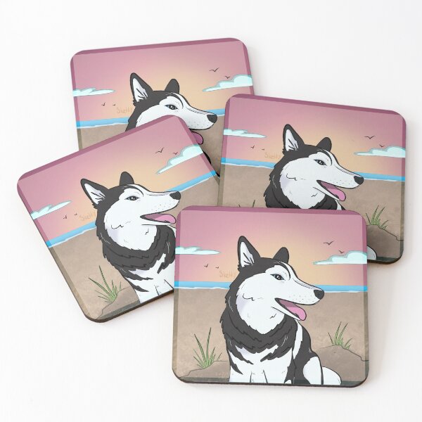 Item preview, Beach Dog Husky designed and sold by jastinamor.