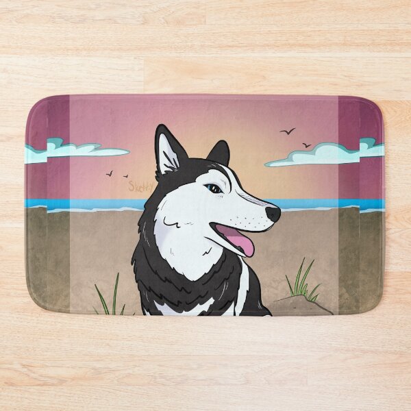 Item preview, Beach Dog Husky designed and sold by jastinamor.