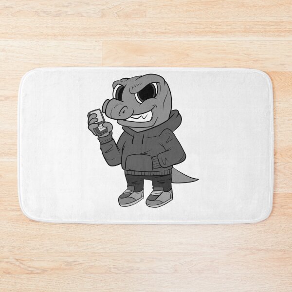 Item preview, Cool Grayscale Dino Work designed and sold by bixboxstudio.