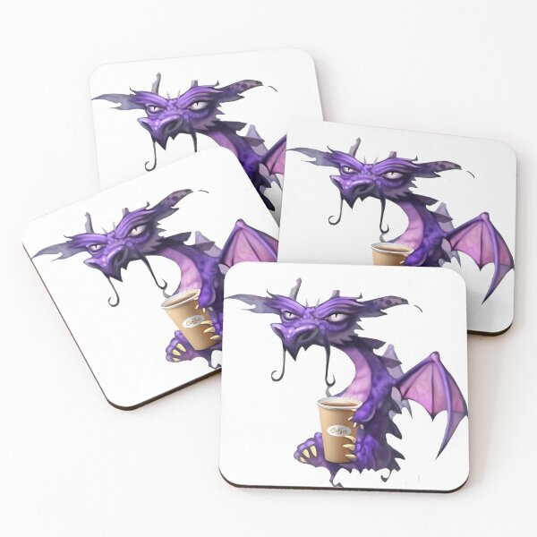 Item preview, Dragon My Four Moods I Need Coffee A Nap A Vacation Duct designed and sold by TamiaKub.