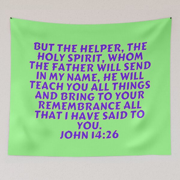 Item preview, Bible Verse John 14:26 designed and sold by Prayingwarrior.