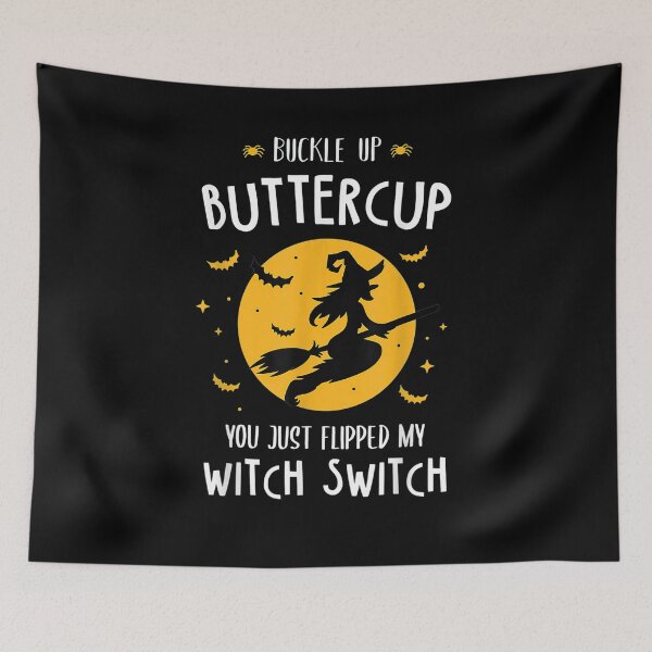Item preview, Buckle Up Buttercup You Just Flipped My Witch Switch Gift T Shirt Men  designed and sold by davidcgonzale.