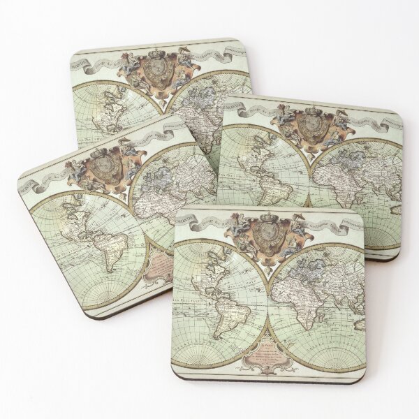 Item preview, Vintage Global Map Illustration designed and sold by Freshfroot.