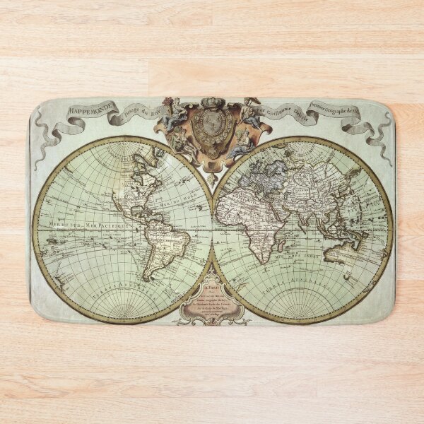 Item preview, Vintage Global Map Illustration designed and sold by Freshfroot.