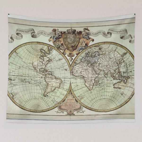 Item preview, Vintage Global Map Illustration designed and sold by Freshfroot.