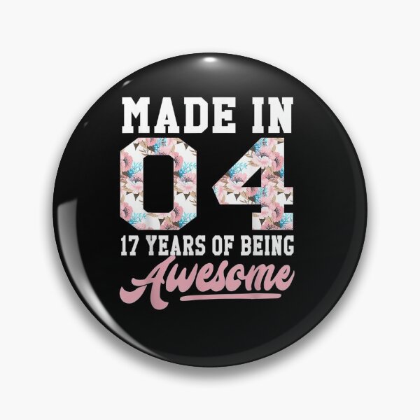 Item preview, 17 Year Old Girls Teens Gift for 17th Birthday Born in 2004 Unisex T-Shirt Men Women Mothers Day for her him designed and sold by davidcgonzale.