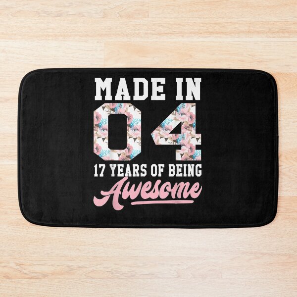 Item preview, 17 Year Old Girls Teens Gift for 17th Birthday Born in 2004 Unisex T-Shirt Men Women Mothers Day for her him designed and sold by davidcgonzale.