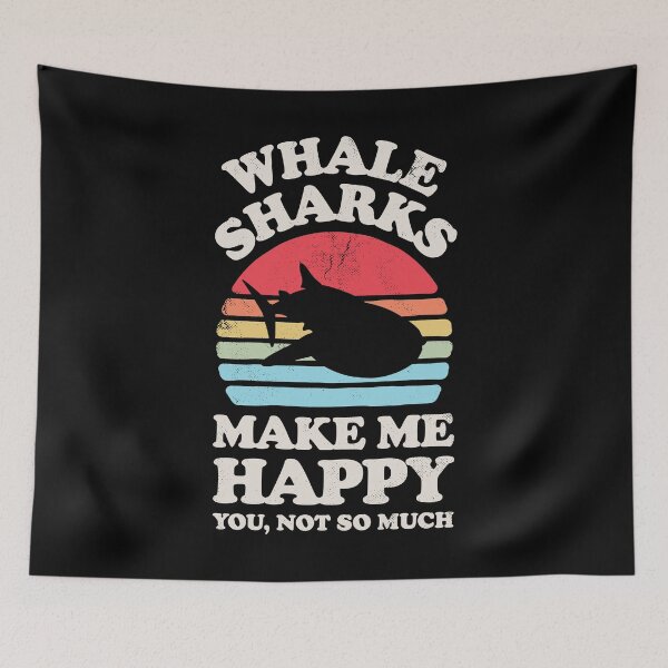 Item preview, Whale Sharks Make Me Happy Sunset Retro Shirt for Men Women Boys Girls Kids Animal Lover Gifts designed and sold by LiqueGifts.
