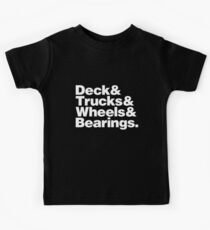 Skateboardteile Kinder T-Shirt