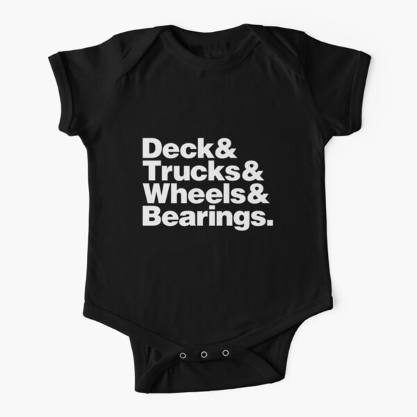 Skateboard parts Short Sleeve Baby One-Piece