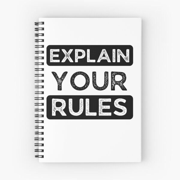 Item preview, Explain Your Rules designed and sold by Joy Poddar.