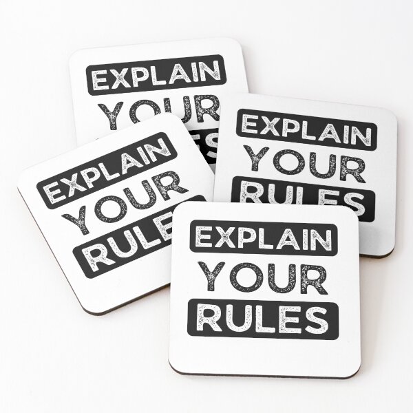Item preview, Explain Your Rules designed and sold by Joy Poddar.