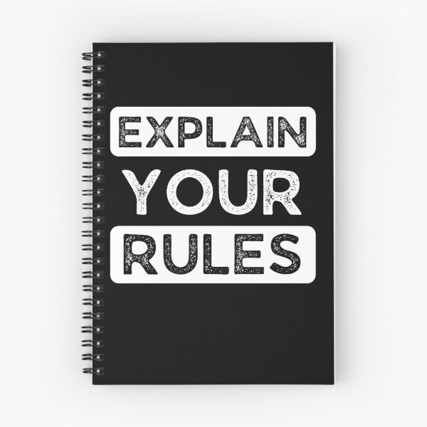 Item preview, Explain Your Rules designed and sold by Joy Poddar.