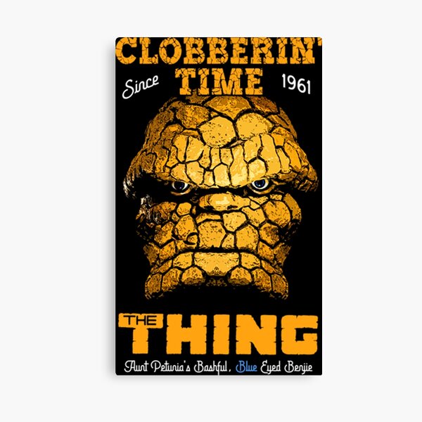 The Thing - Clobberin' Time Since 1961 Canvas Print